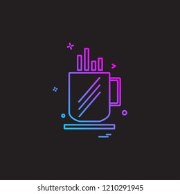 Cup icon design vector
