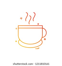 Cup icon design vector