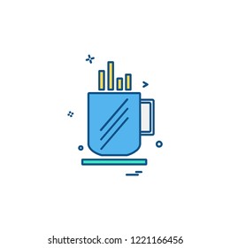 Cup icon design vector