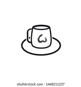 CUP ICON DESIGN , VECTOR EPS10