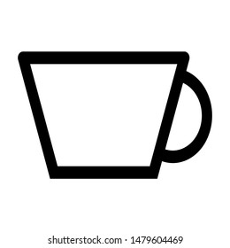 cup icon design vector simple