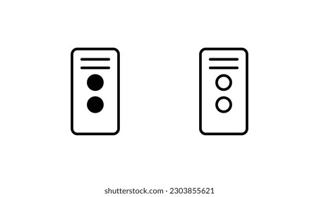 Cup icon design with white background stock illustration