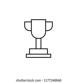 cup icon. Element of hockey icon for mobile concept and web apps. Thin line cup icon can be used for web and mobile