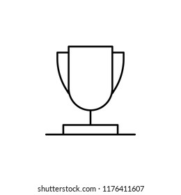 cup icon. Element of school icon for mobile concept and web apps. Thin line cup icon can be used for web and mobile