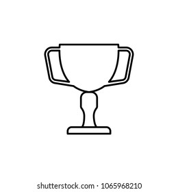 cup icon. Element of simple icon for websites, web design, mobile app, info graphics. Thin line icon for website design and development, app development on white background