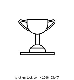 cup icon. Element of success and awards for mobile concept and web apps. Detailed cup icon can be used for web and mobile. Premium icon on white background