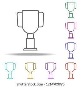 cup icon. Elements of awards in multi color style icons. Simple icon for websites, web design, mobile app, info graphics