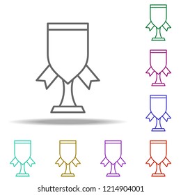 cup icon. Elements of awards in multi color style icons. Simple icon for websites, web design, mobile app, info graphics