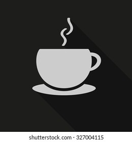 Cup icon in a flat design