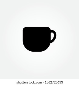 Cup icon flat design. vector Illustration