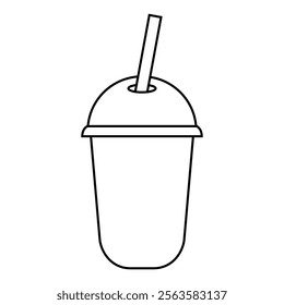 Cup icon for fresh cold drink