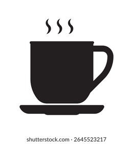 Cup icon. Hot drink icon. Coffee or tea cup. 