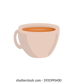 cup icon. Illustration isolated on white background.
