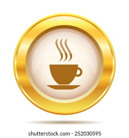 cup icon. Internet button on white background. EPS10 vector. 
