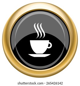cup icon. Internet button on white  background. EPS10 Vector. 