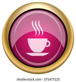 cup icon. Internet button on white background. EPS10 vector.
