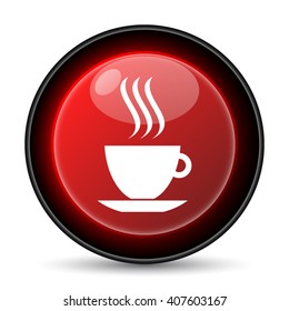 cup icon. Internet button on white background. EPS10 vector
