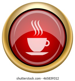 cup icon. Internet button on white background. EPS10 vector.