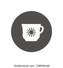  Cup icon, isolated. Flat  design.