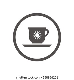  Cup icon, isolated. Flat  design.