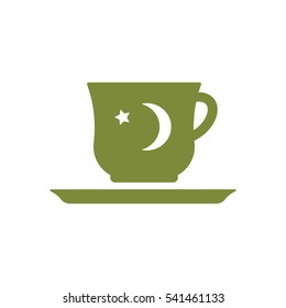  Cup icon, isolated. Flat  design.