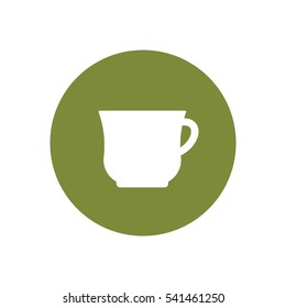  Cup icon, isolated. Flat  design.