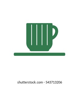  Cup icon, isolated. Flat  design.