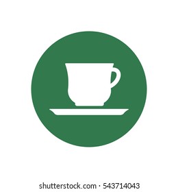  Cup icon, isolated. Flat  design.