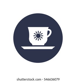  Cup icon, isolated. Flat  design.