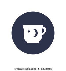  Cup icon, isolated. Flat  design.