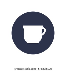  Cup icon, isolated. Flat  design.