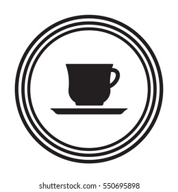  Cup icon, isolated. Flat  design.