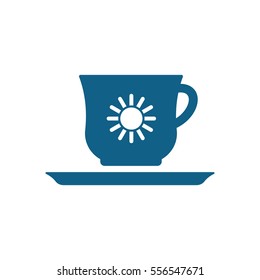  Cup icon, isolated. Flat  design.