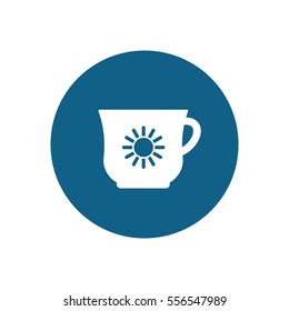  Cup icon, isolated. Flat  design.