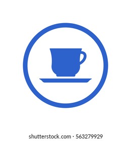  Cup icon, isolated. Flat  design.