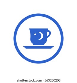  Cup icon, isolated. Flat  design.