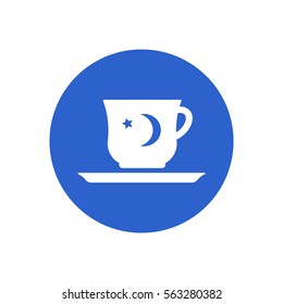  Cup icon, isolated. Flat  design.