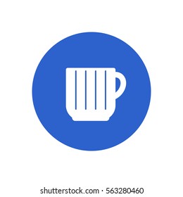  Cup icon, isolated. Flat  design.