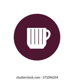  Cup icon, isolated. Flat  design.
