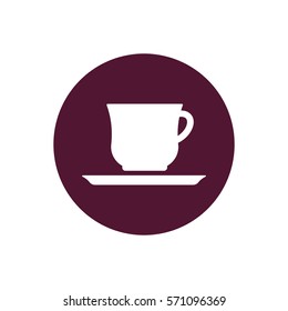  Cup icon, isolated. Flat  design.