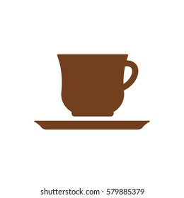  Cup icon, isolated. Flat  design.