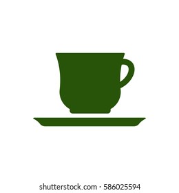  Cup icon, isolated. Flat  design.