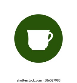  Cup icon, isolated. Flat  design.
