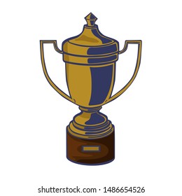 Cup icon isolated on a white background. Vector graphics.