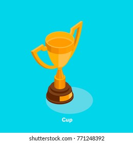 cup icon in isometric style
