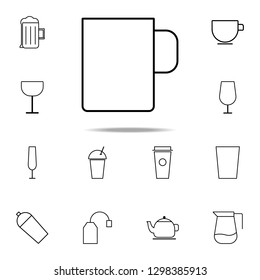 Cup icon. kitchen icons universal set for web and mobile