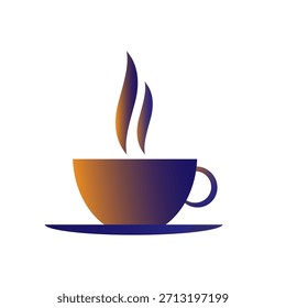 Cup icon, logo isolated on white background

