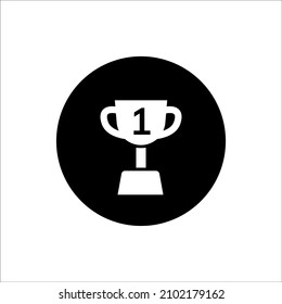 cup icon on black background, vector illustration for web
