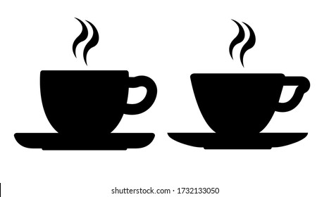 cup icon on white background