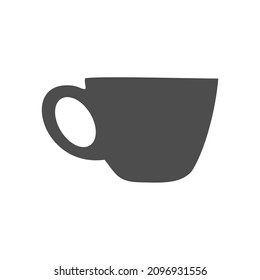 Cup icon on white background. Vector image
